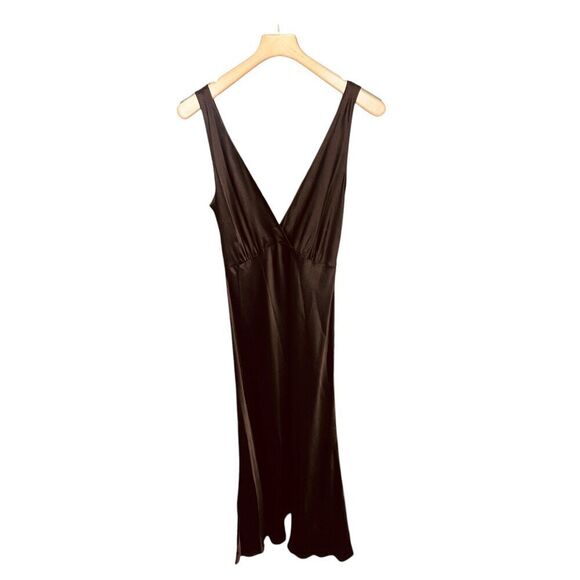 Enza Costa Silk Satin Nuit Maxi Dress - Picture 8 of 10